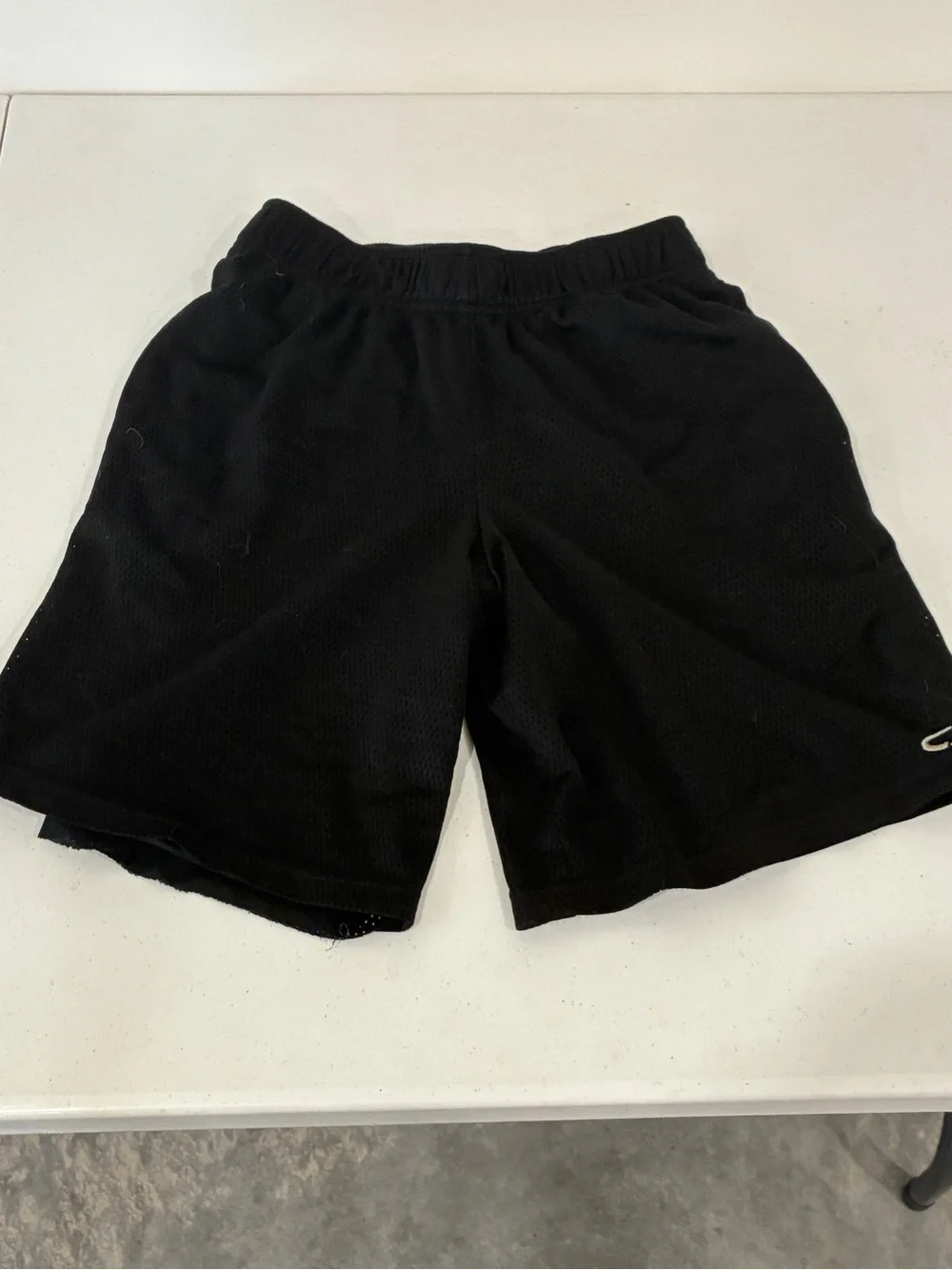 C9 Champion Boys Black Mesh Basketball Shorts Size Large (12-14) Elastic Waist